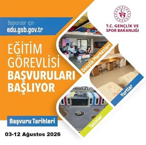 EĞİTİM GÖREVLİSİ BAŞVURULARI BAŞLIYOR
