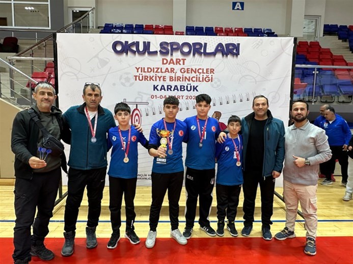 TOKİ FIRAT ORTAOKULU DART’TA TÜRKİYE İKİNCİSİ